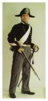 Brigadiere a cavallo in uniforme da campagna (1843).