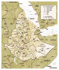 I territori di Etiopia ed Eritrea. I contrasti tra i due stati vertevano già al tempo delle colonie, e vertono ancora oggi sulla questione dei confini, mai demarcati sul terreno.