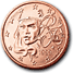 Moneta francese da 5 centesimi di Euro