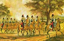 Torino, Carabinieri Trombettieri a cavallo - 1833