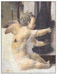 Particolare della 'Madonna con Bambino', Giorgio Schiavone, ca. 1460. (Grenberg and Kunich, 2002).
