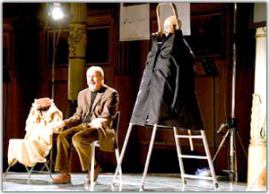 Mauro Marino nella recente interpretazione teatrale de 'Lo zio Arturo', tratta dal racconto di Daniel Horowitz